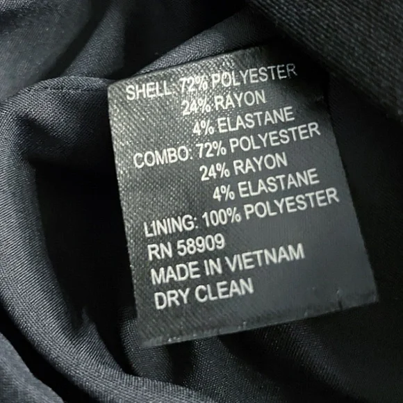 Preston & York Gray Black Colorblock Workwear Blazer Jacket Size 10 - Picture 9 of 10